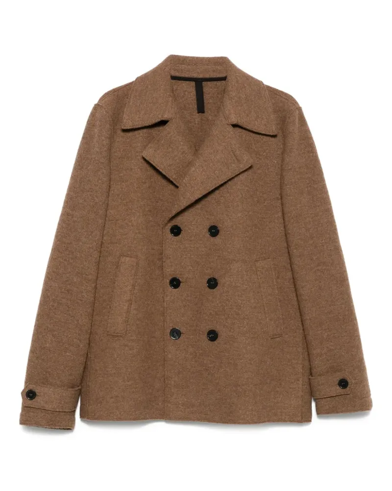 Harris Wharf London Doppelreihige Cabanjacke - Braun Braun