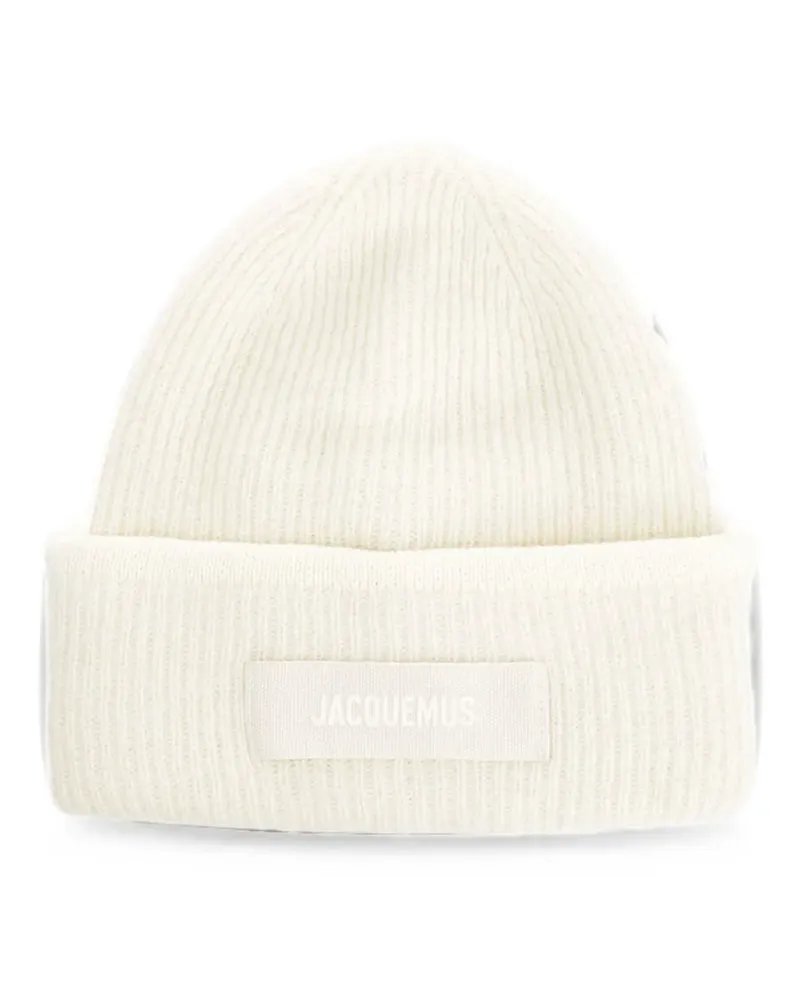 Jacquemus The Gros Grain Beanie - Nude Nude