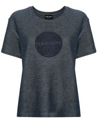 Giorgio Armani T-Shirt aus Jersey Blau