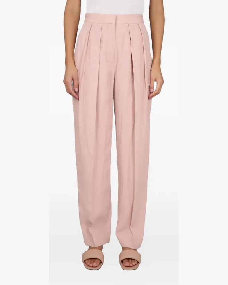 Stella McCartney high-waisted pleated trousers - Rosa Rosa