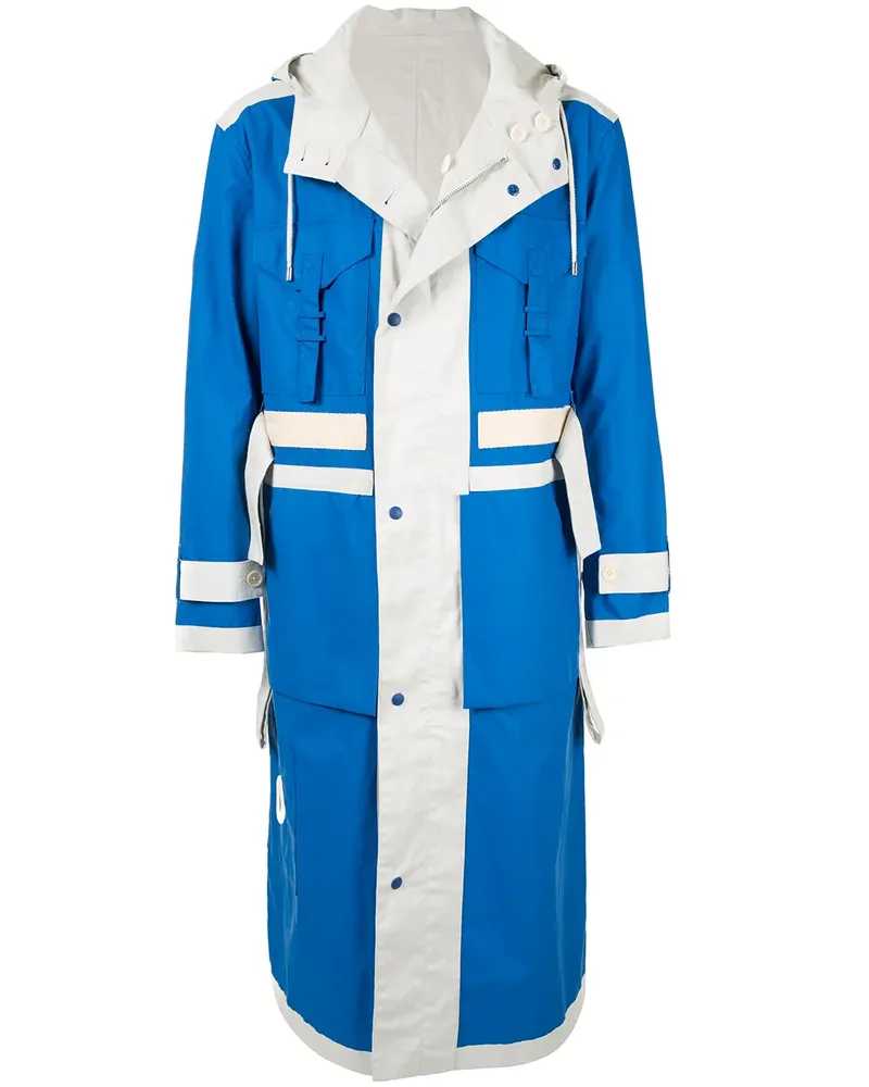 Craig Green Jacke mit Kontrasteinsätzen - Blau Blau