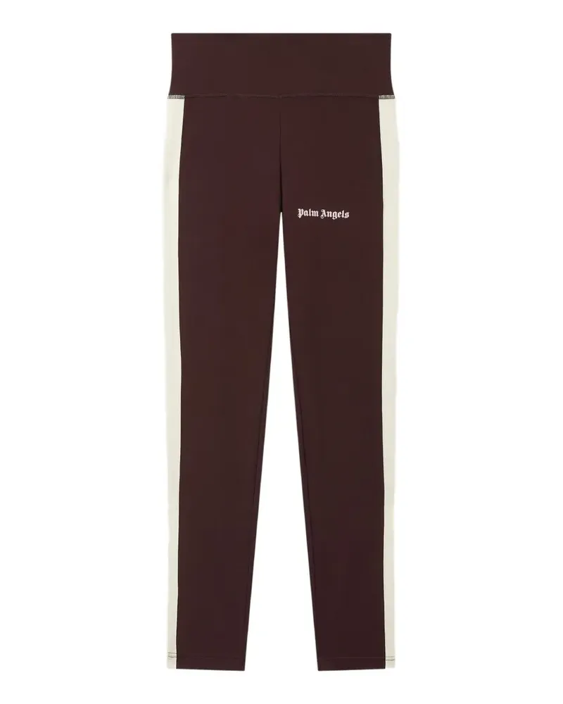 Palm Angels Leggings mit Logo-Print - Braun Braun