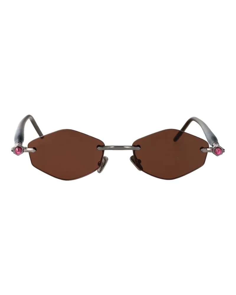 KUBORAUM Maske P60 geometric-frame sunglasses - Silber Silber