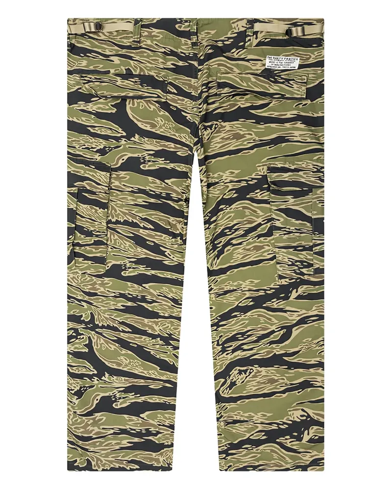 Wacko Maria Tiger Hose mit Camouflage-Print - Grün Grün