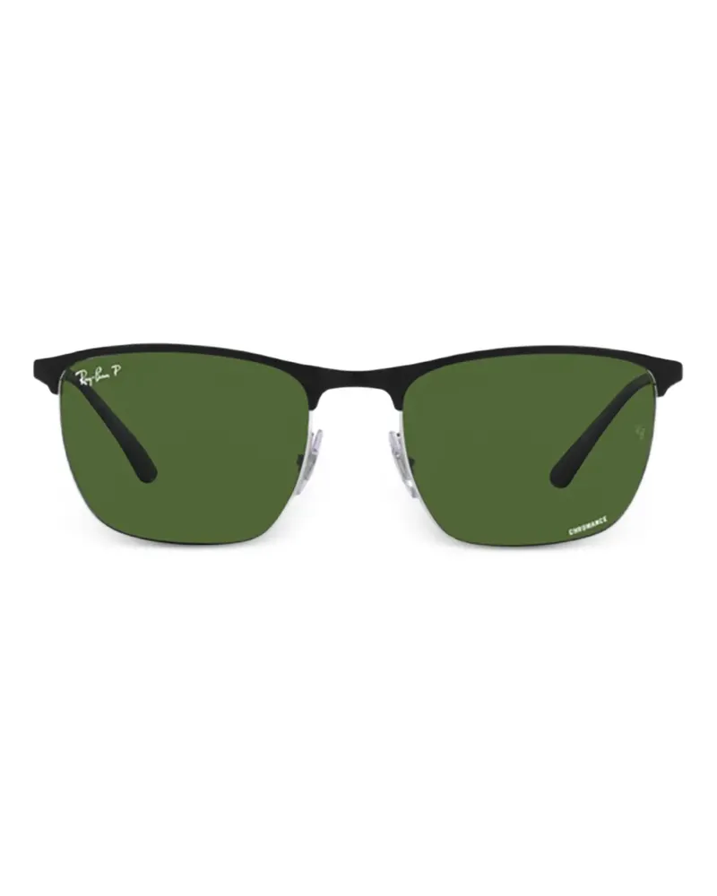 Ray Ban Sonnenbrille mit eckigem Gestell - Schwarz Schwarz