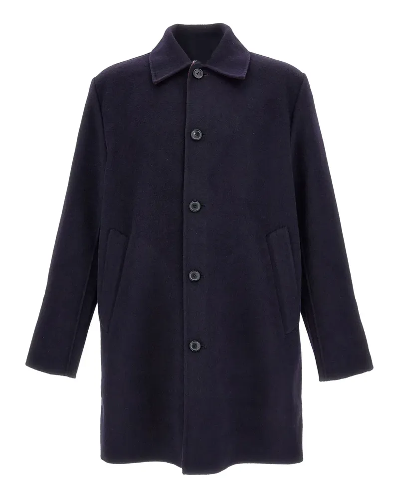 Paul Smith double-face buttoned coat - Blau Blau
