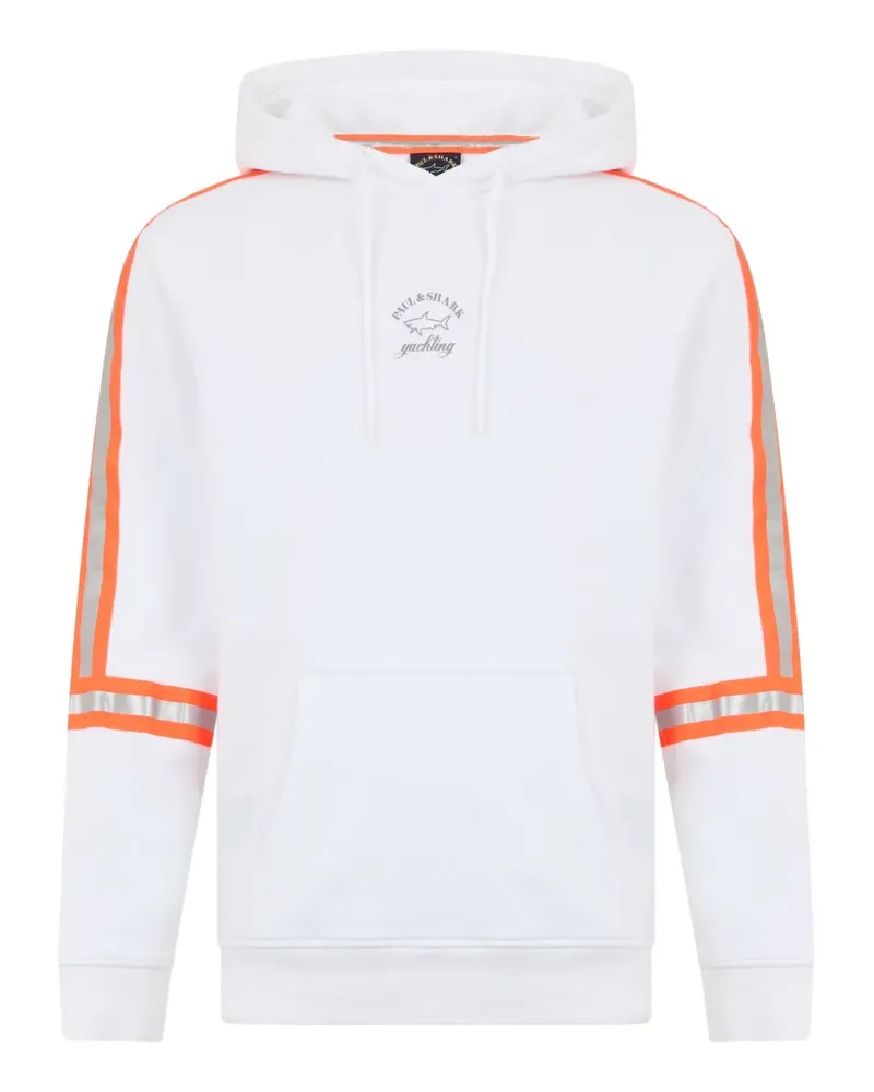 Paul & Shark stripe-detail hoodie - Weiß Weiß