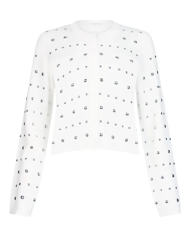 Liu Jo Cardigan mit Nieten - Weiß Weiß