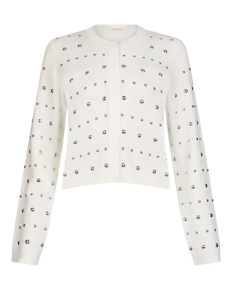 Liu Jo Cardigan with studs - Weiß Weiß