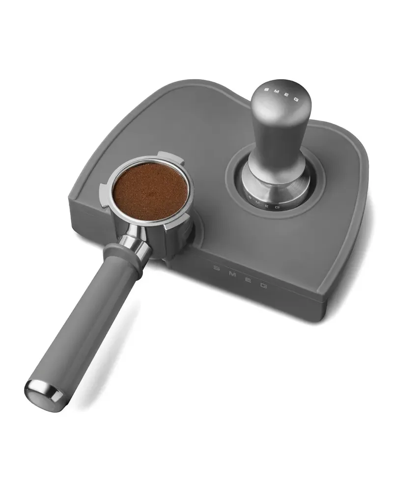 Smeg stainless steel Espresso coffee tamping set - Grau Grau