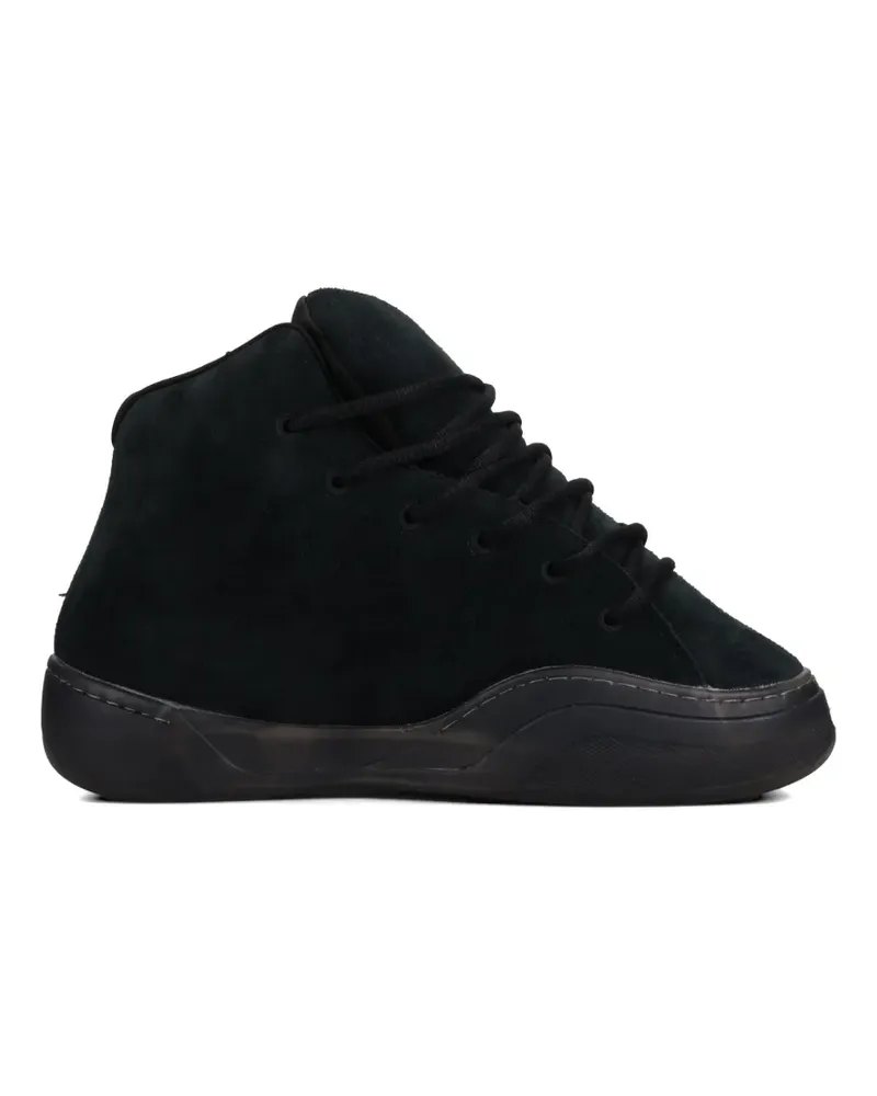 ERL Halbhohe Wildleder-Sneakers - Schwarz Schwarz