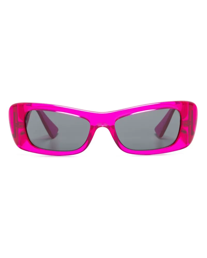 Versace Sonnenbrille mit Logo-Gravur - Rosa Rosa
