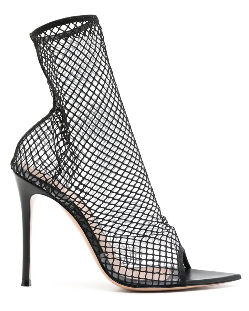Gianvito Rossi Stiefel mit spitzer Kappe - Schwarz Schwarz