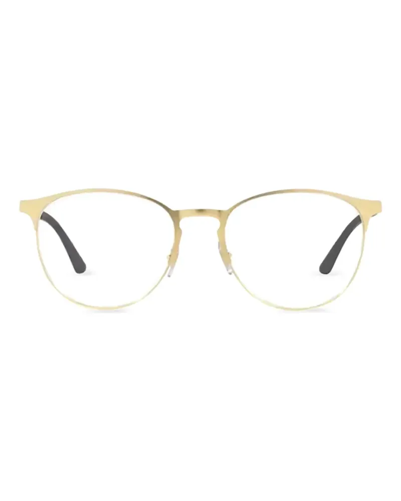 Ray Ban Brille mit rundem Gestell - Gold Gold