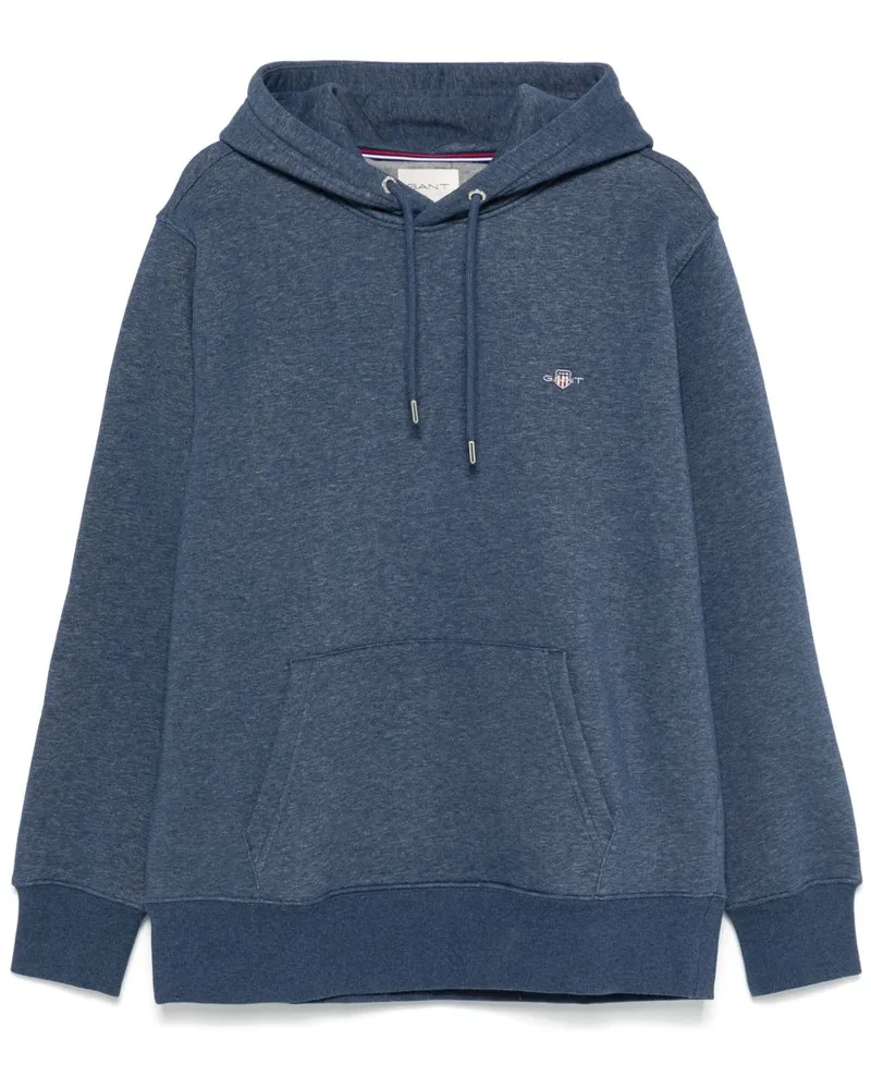 Gant Hoodie mit Logo-Stickerei - Blau Blau