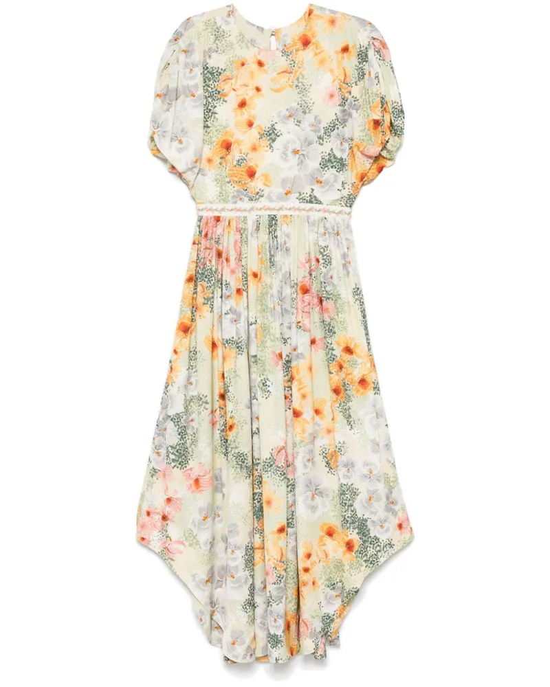 AGUA BENDITA Aire Florecer Maxikleid - Grün Grün