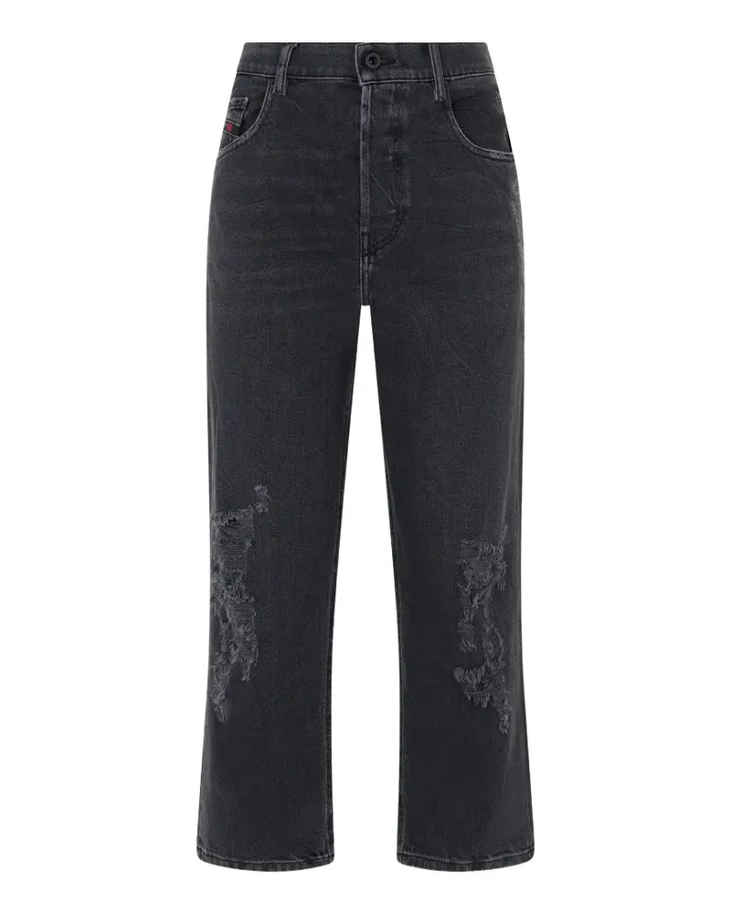 Diesel distressed wide-leg jeans - Grau Grau