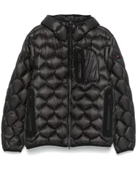 Peuterey Steppjacke mit geometrischer Steppung Schwarz