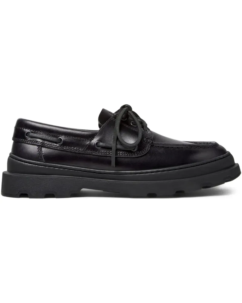 Camper Brutus Loafer mit Schnürung - Schwarz Schwarz