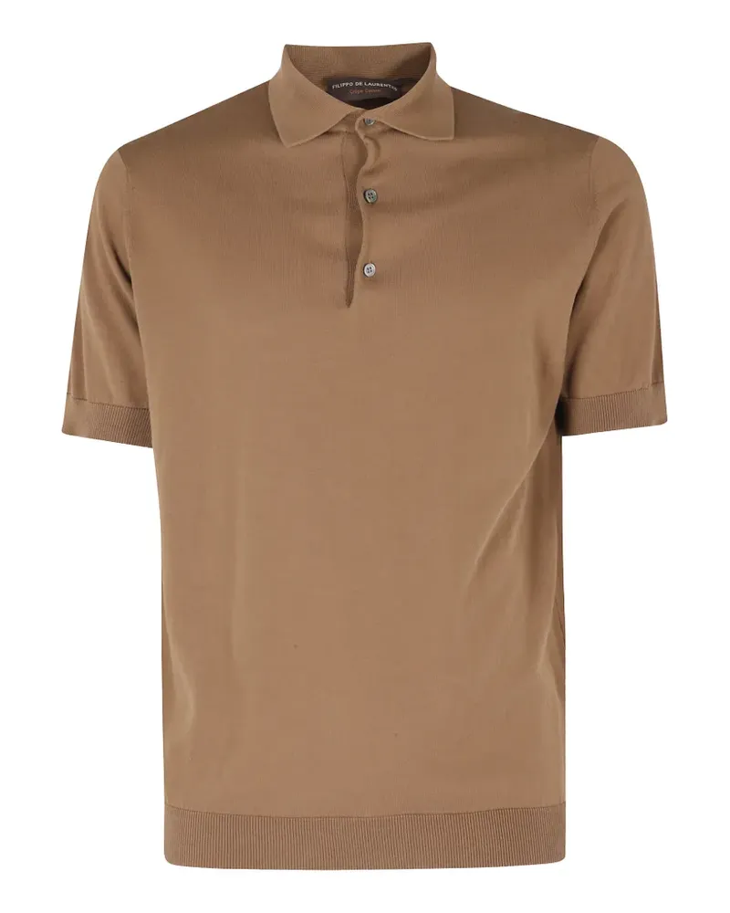 Filippo de Laurentiis short-sleeve polo shirt - Braun Braun