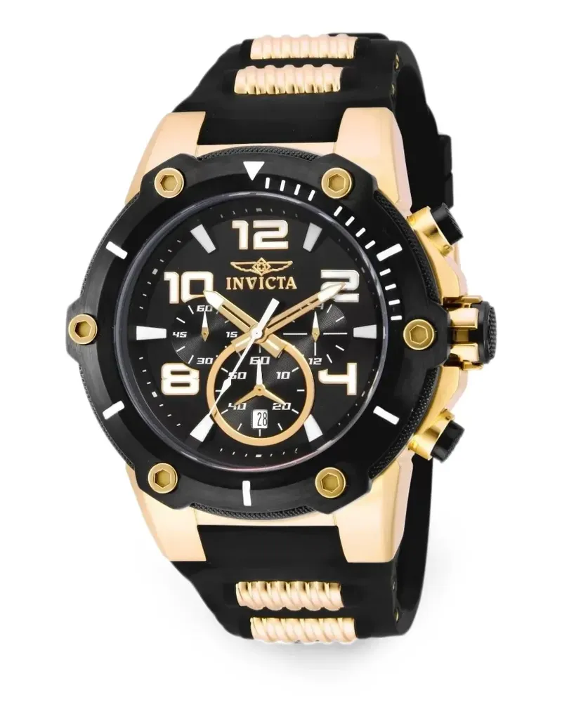 Invicta Speedway Armbanduhr 51,5mm - Schwarz Schwarz