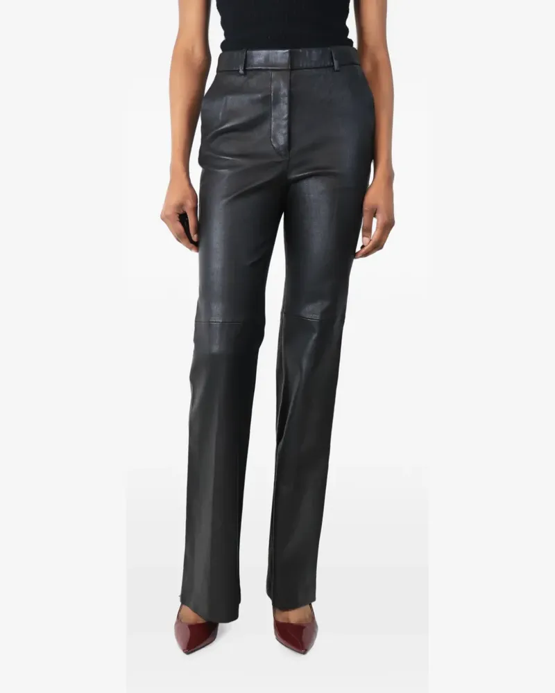 Joseph Tafira leather trousers - Schwarz Schwarz