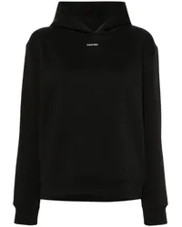 Calvin Klein Hoodie mit Logo-Print Schwarz