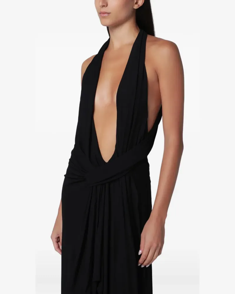 Christopher Esber Spire Cascade Abendkleid - Schwarz Schwarz