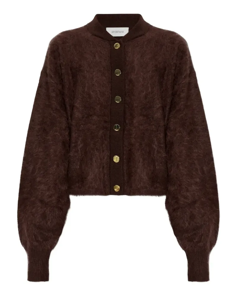 SPORTMAX Galli Cardigan aus Kaschmir - Braun Braun