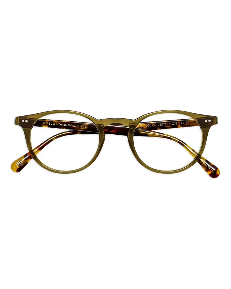 MOSCOT Frankie Brille mit rundem Gestell - Grün Grün