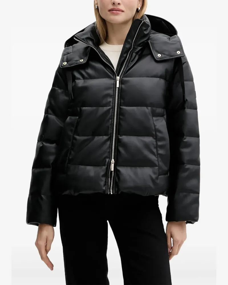 Armani Exchange Gefütterte Kapuzenjacke - Schwarz Schwarz
