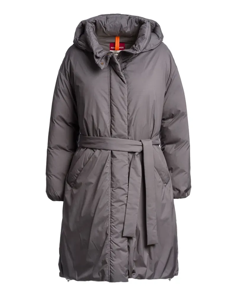 Parajumpers Deras Mantel mit Gürtel - Grau Grau