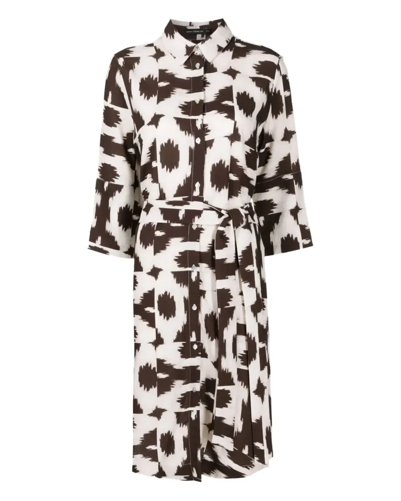 Lenny Niemeyer Puglia Midikleid mit Gürtel - Weiß Weiß