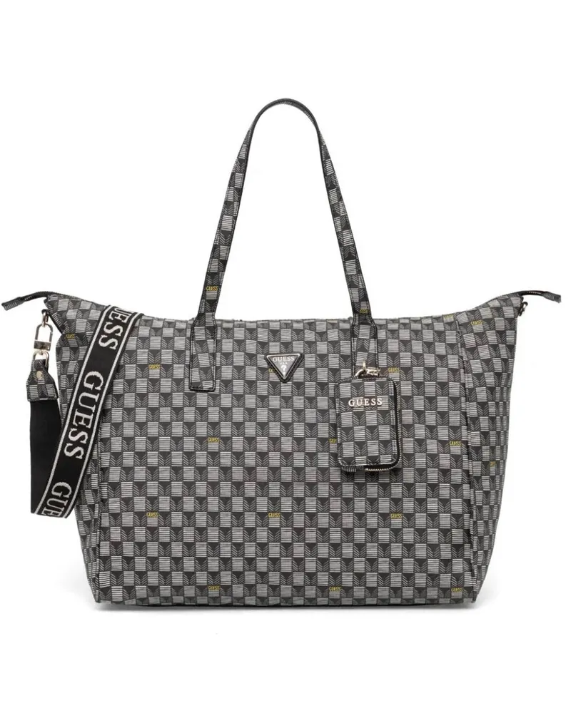 Guess Reisetasche mit Logo-Patch - Schwarz Schwarz