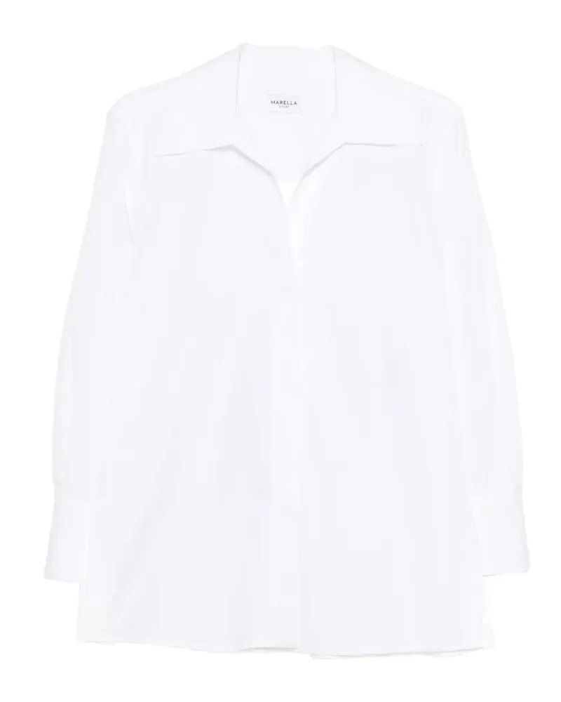 MARELLA Tabarin Hemd mit Knopfverschluss - Weiß Weiß