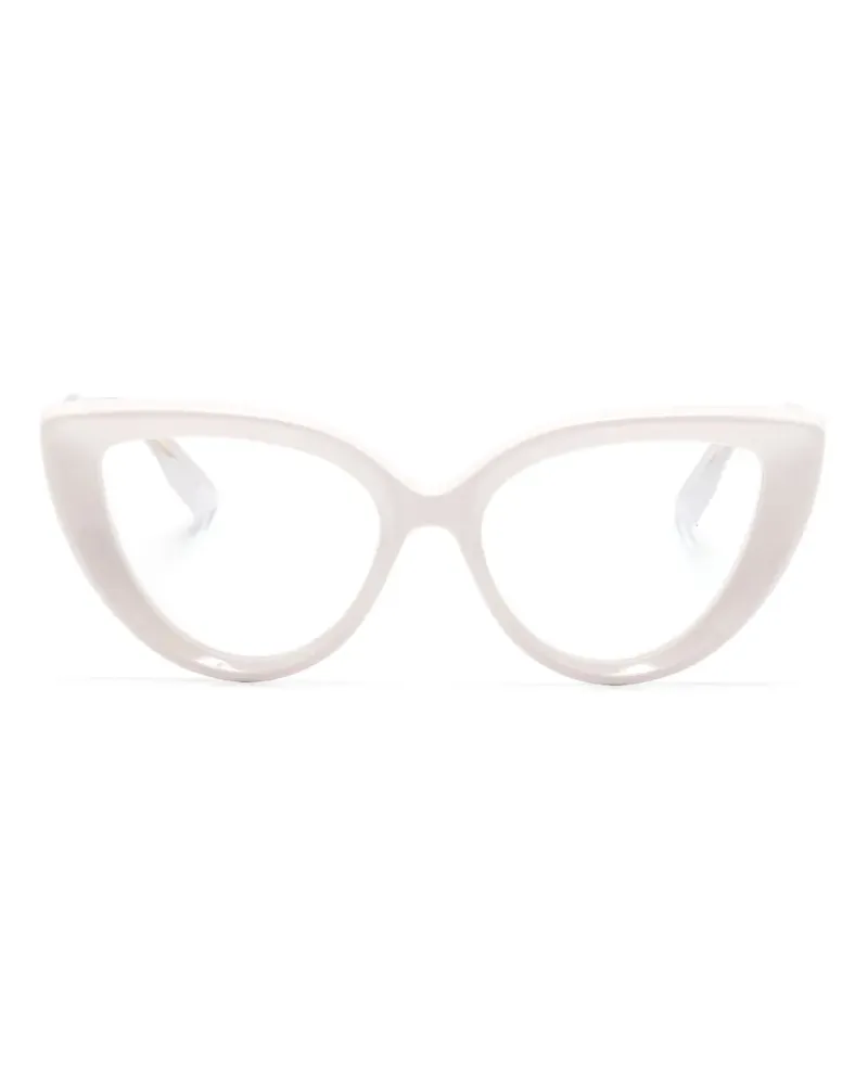Gucci Sonnenbrille mit Logo-Prägung - Nude Nude