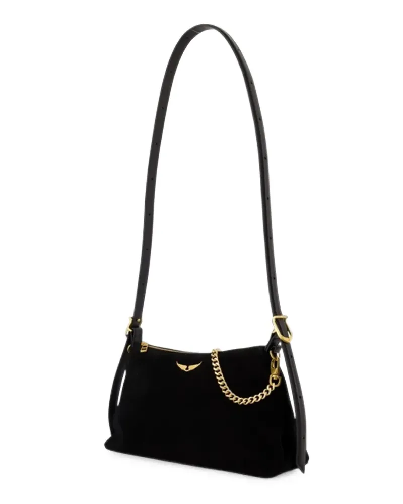 Zadig & Voltaire Jim mini suede bag - Schwarz Schwarz