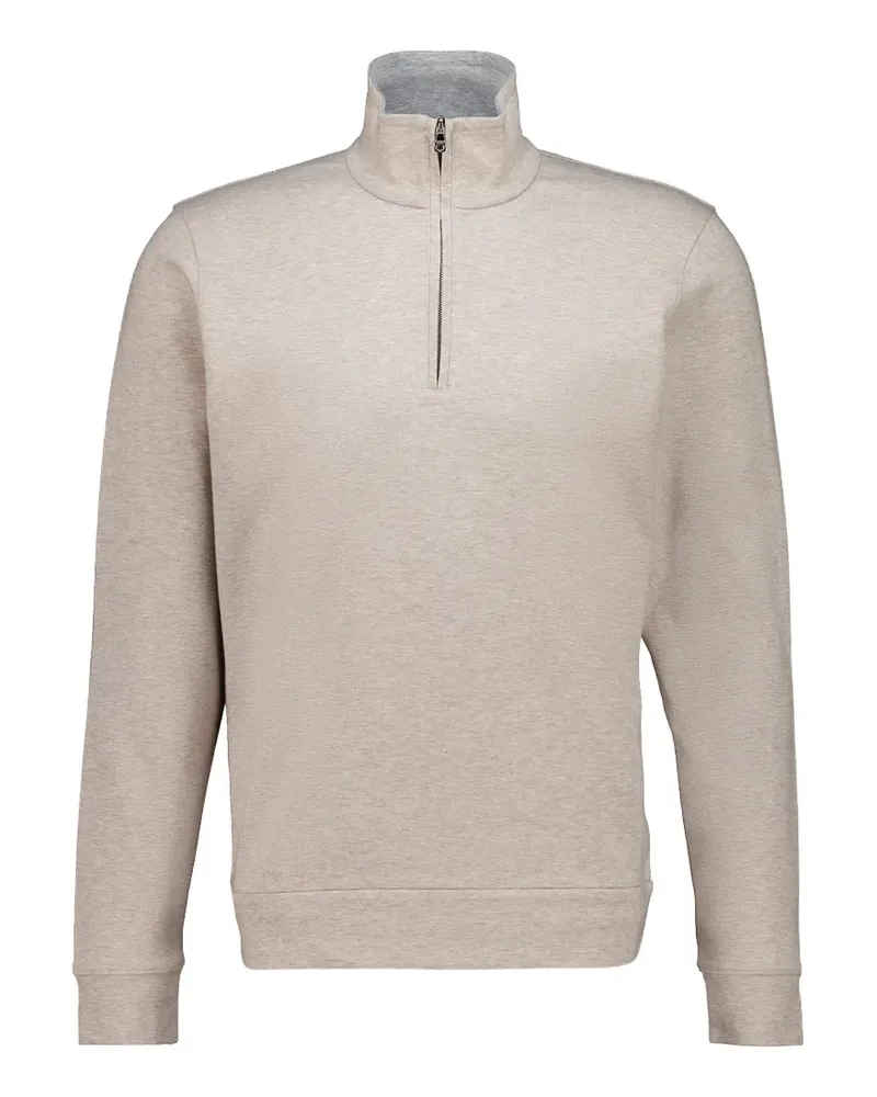 Orlebar Brown Isar Pullover mit kurzem Reißverschluss - Nude Nude