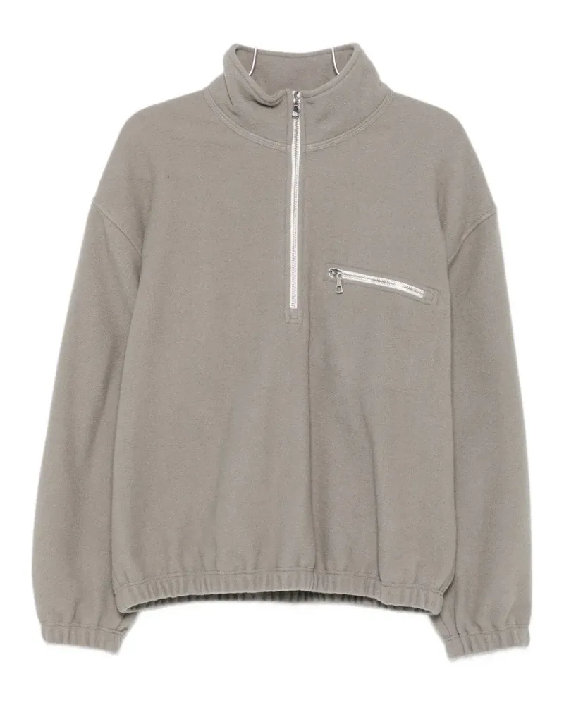 Rier half-zip fleece sweatshirt - Grau Grau