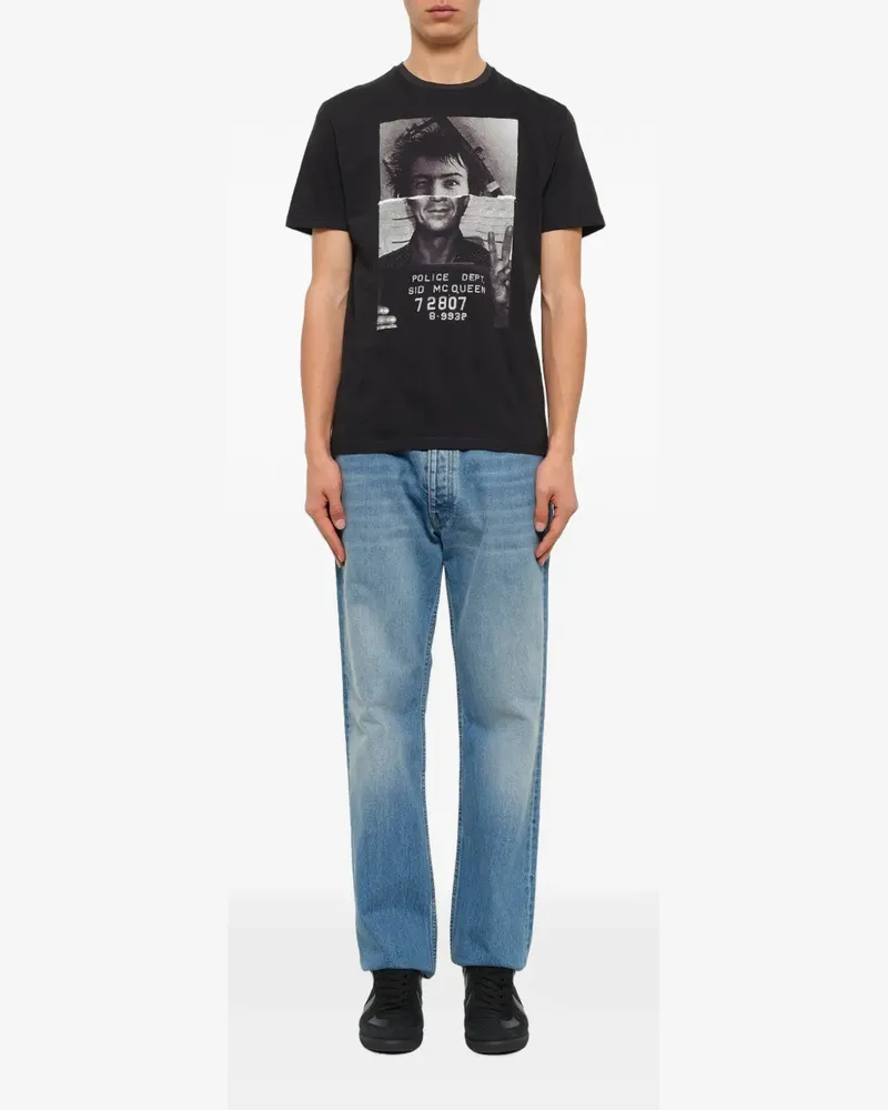 Neil Barrett T-Shirt mit Print - Schwarz Schwarz