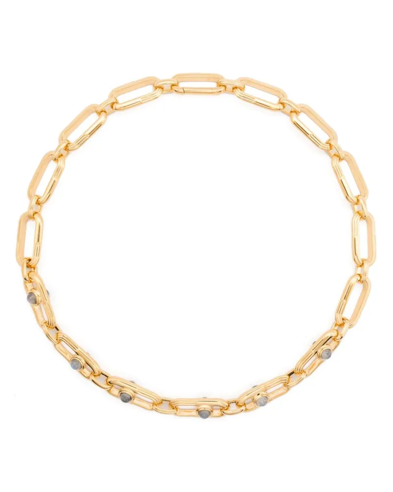 Missoma Zenyu Link Gemstone choker - Gold Gold