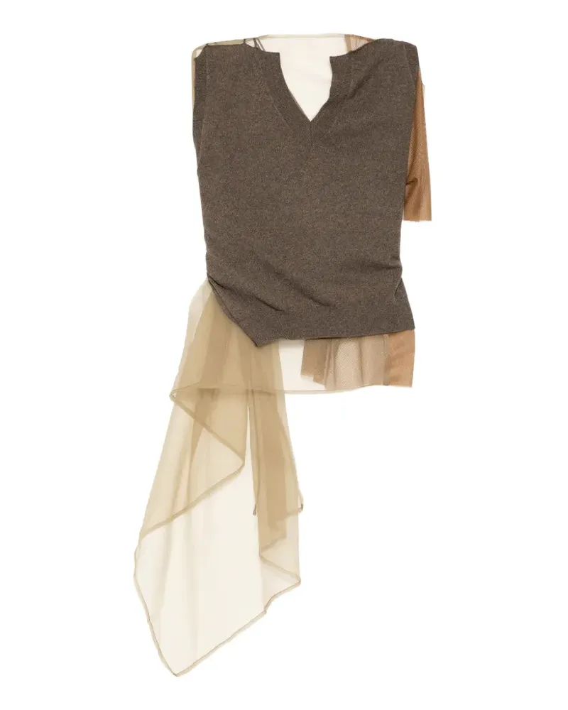 Magliano Romanticone V-neck sweater - Braun Braun