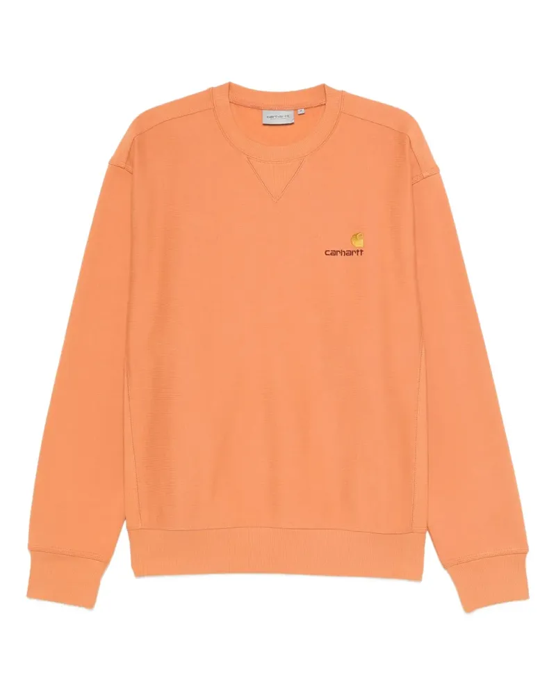 Carhartt WIP Sweatshirt mit Logo-Stickerei - Orange Orange