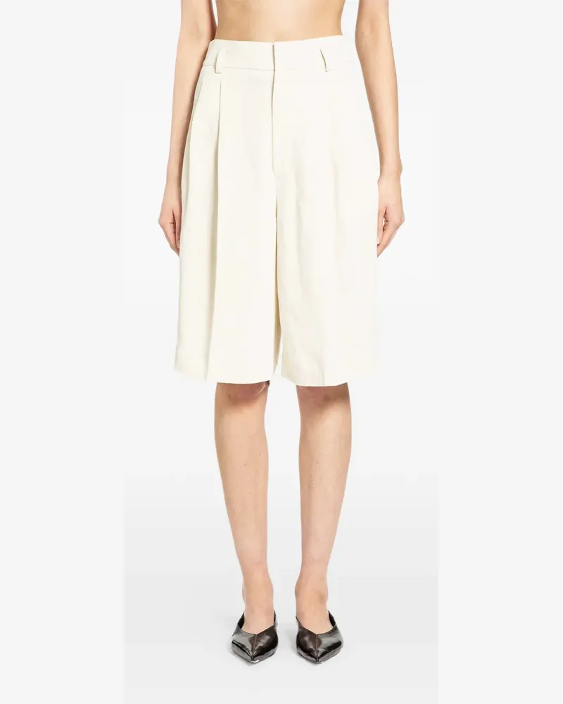 Petar Petrov Shorts mit Falten - Nude Nude