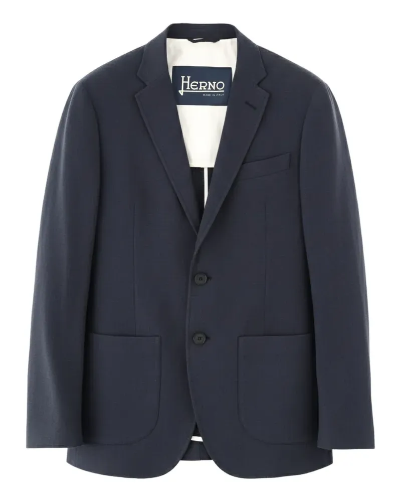 Herno single breasted blazer - Blau Blau