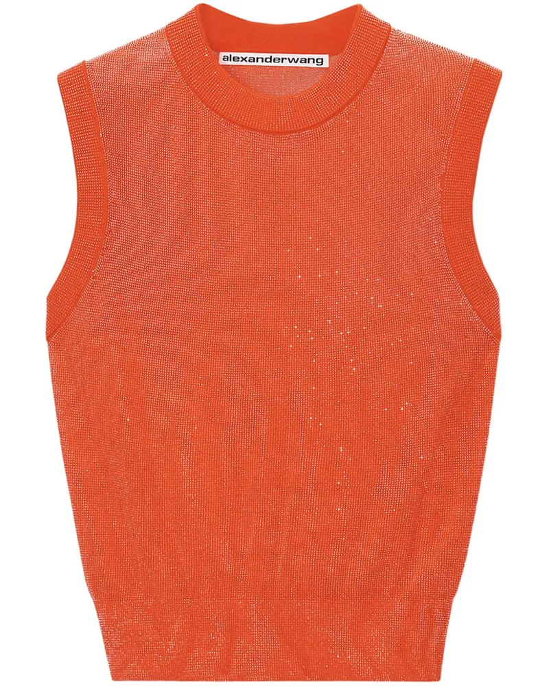 Alexander Wang Oberteil mit Stehkragen - Orange Orange