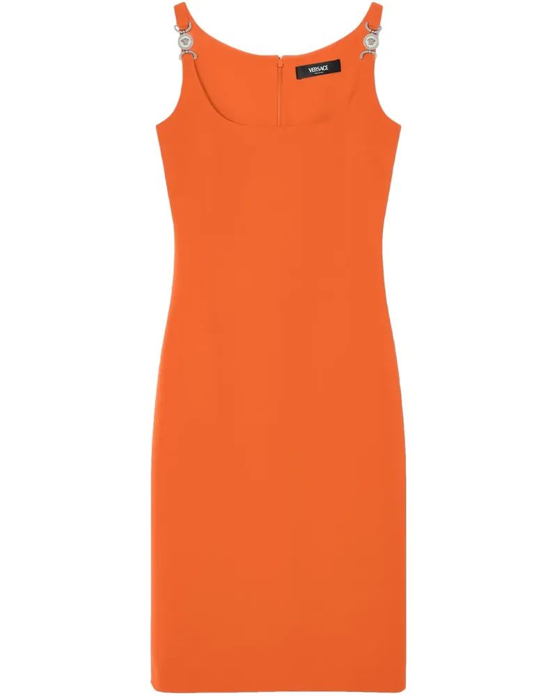 Versace Midikleid mit U-Ausschnitt - Orange Orange