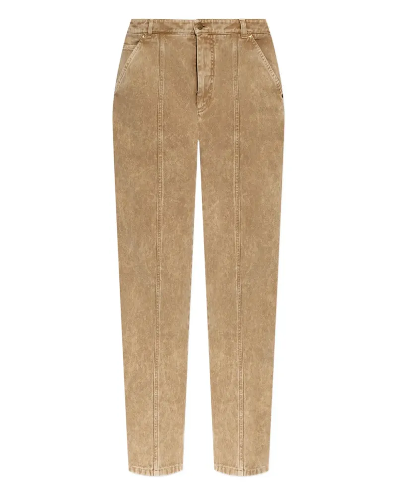 Moschino Jeans mit hohem Bund - Nude Nude