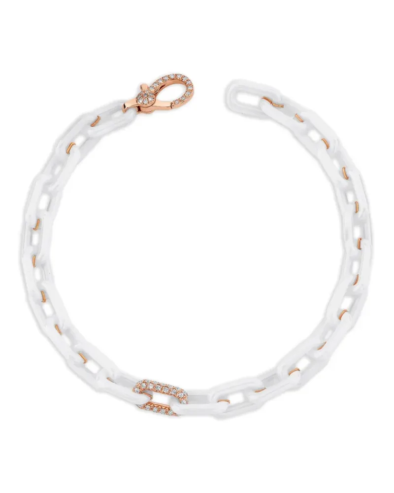 SHAY Mini 18kt Rotgoldarmband mit Diamanten - Rosa Rosa