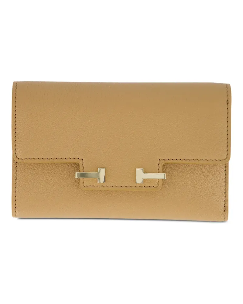 Tom Ford Portemonnaie mit T-Verschluss - Braun Braun